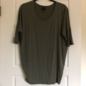 Dusty Olive Green Agnes & Dora Dolman Top